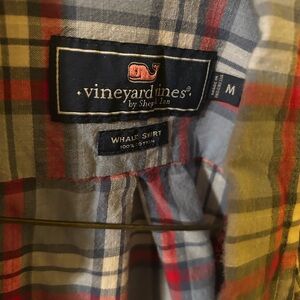 Vineyard Vines Plaid Whale Shirt
